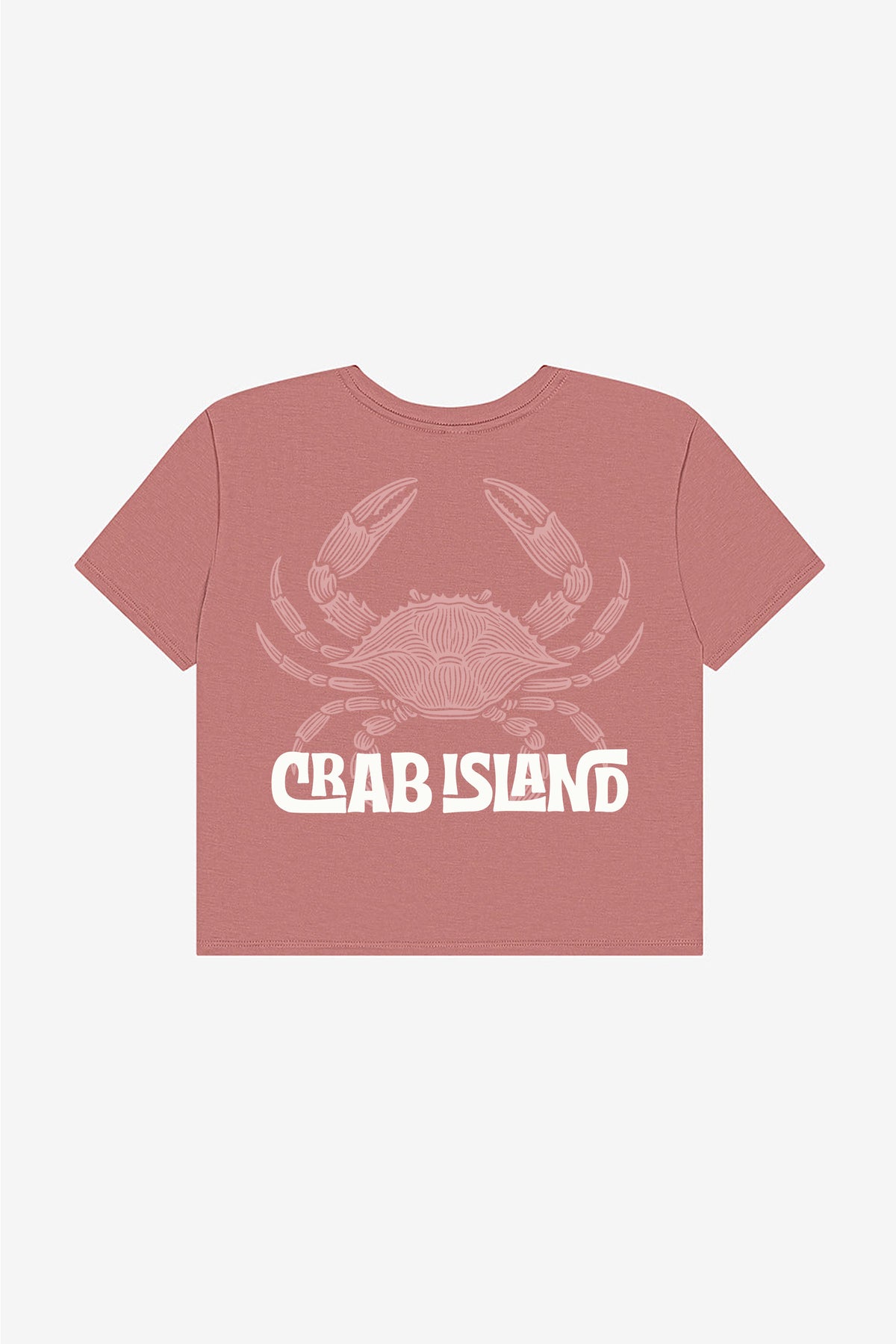Crab Island Crop Tee