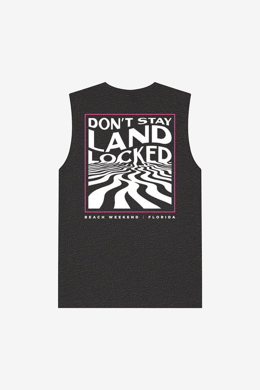 Don't Stay Landlocked Muscle Tank